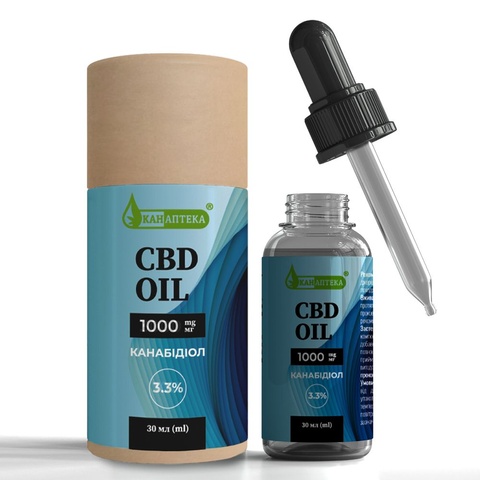 Канабідіол CBD олія 3,3% 1000 мг, туба 1241 фото