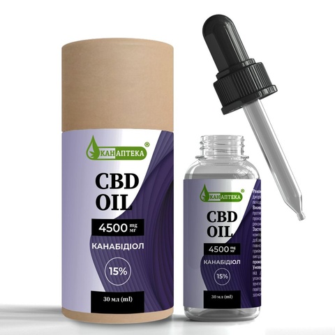 Канабідіол CBD олія 15% 4500 мг, туба 1244 фото